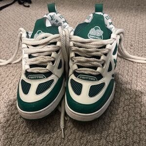 Louis Vuitton Green and White